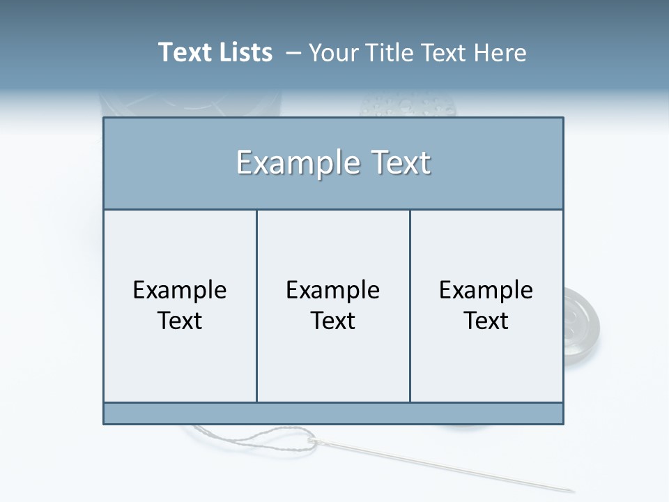 Spool Tool Cotton PowerPoint Template