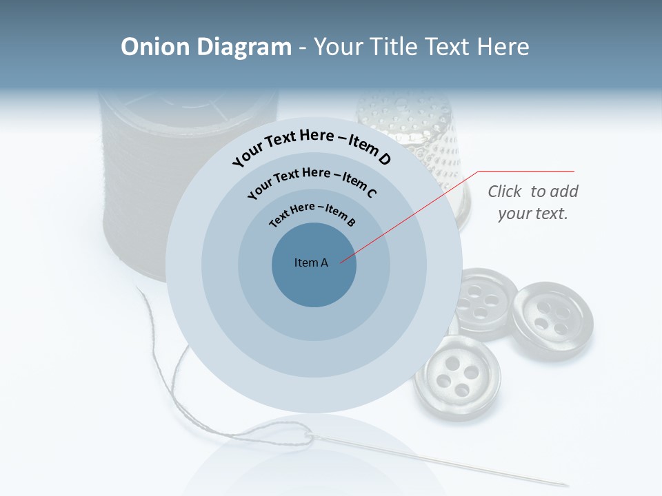 Spool Tool Cotton PowerPoint Template