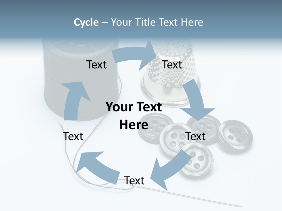 Spool Tool Cotton PowerPoint Template