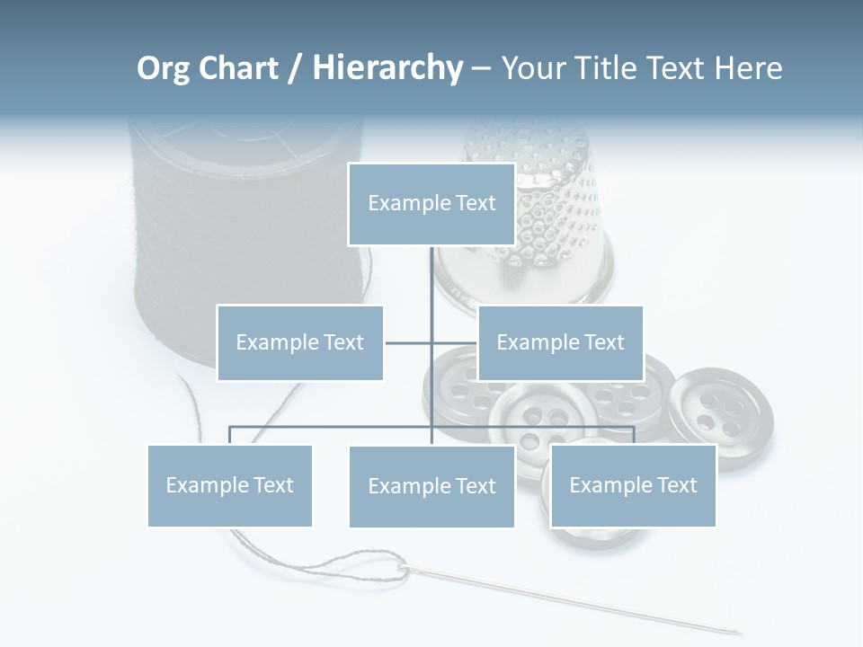 Spool Tool Cotton PowerPoint Template