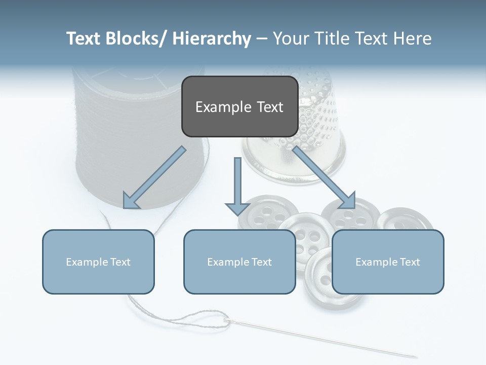 Spool Tool Cotton PowerPoint Template