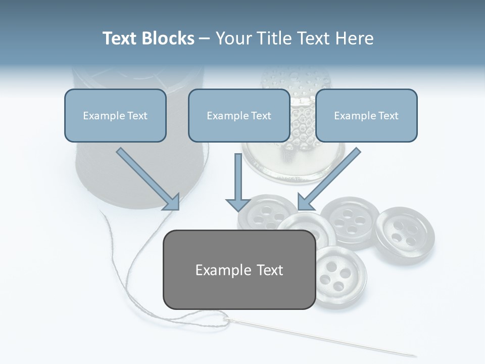 Spool Tool Cotton PowerPoint Template