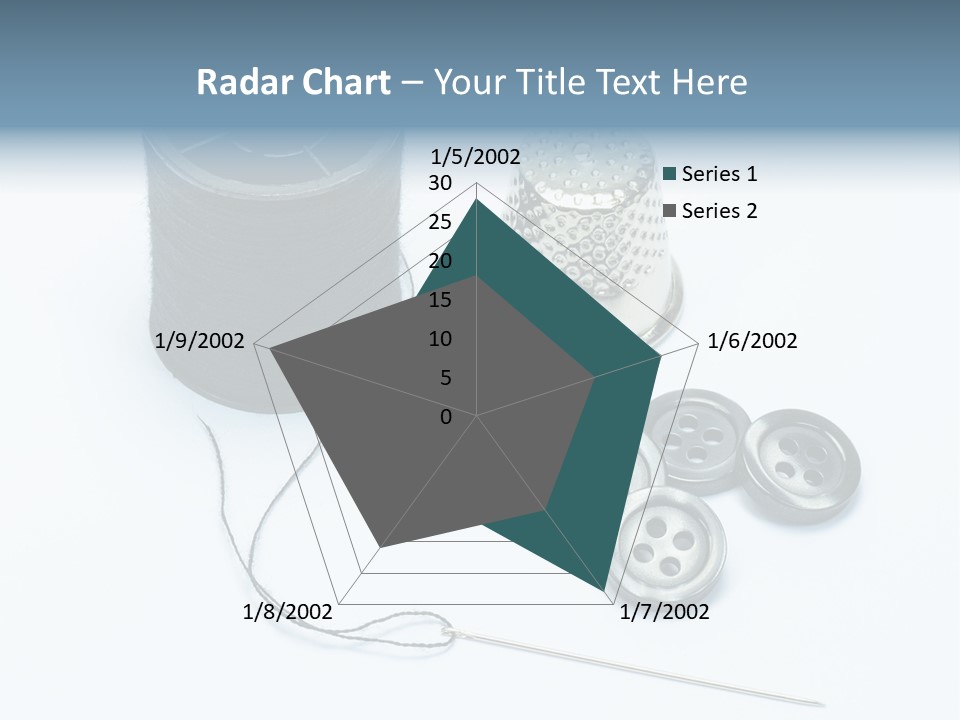 Spool Tool Cotton PowerPoint Template