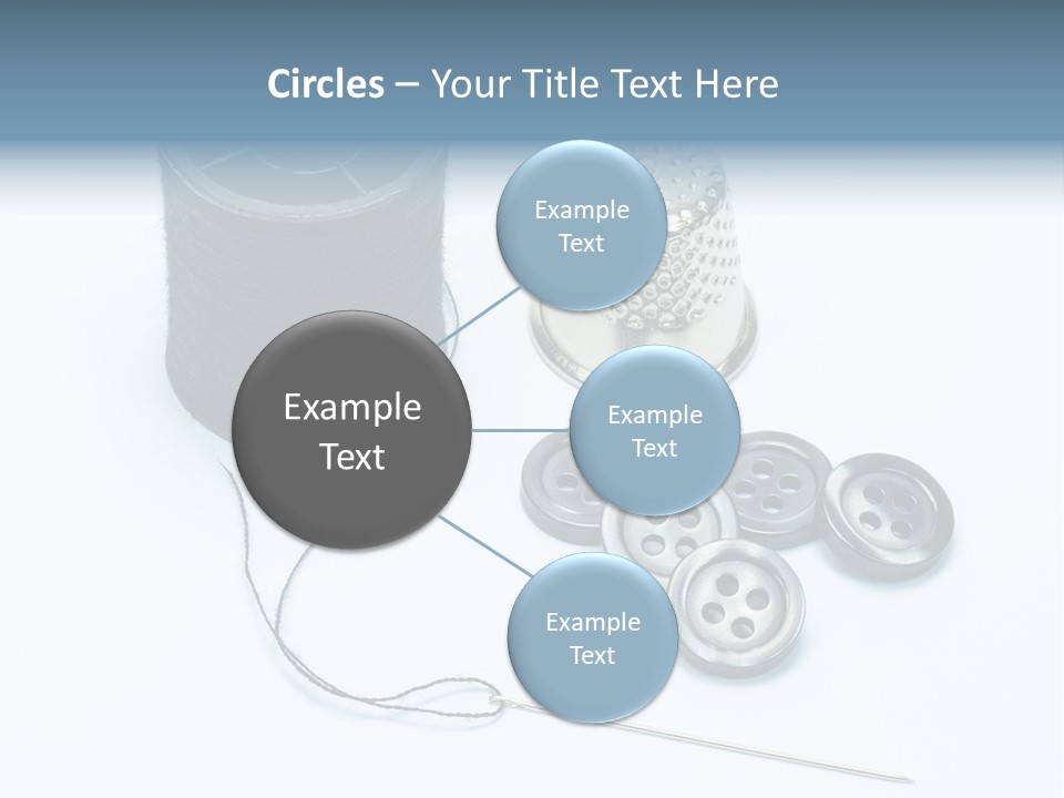 Spool Tool Cotton PowerPoint Template