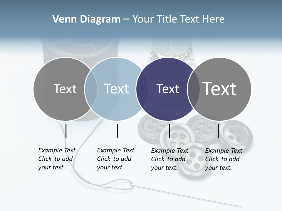 Spool Tool Cotton PowerPoint Template