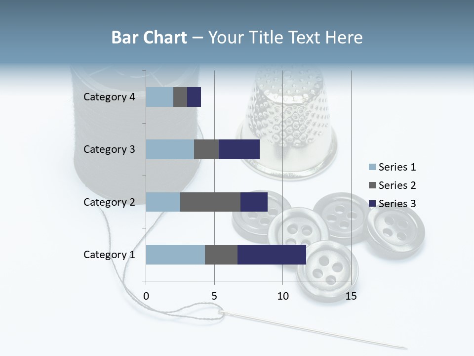 Spool Tool Cotton PowerPoint Template
