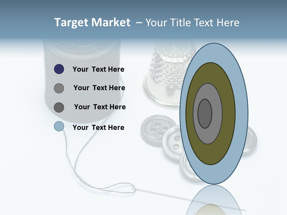 Spool Tool Cotton PowerPoint Template