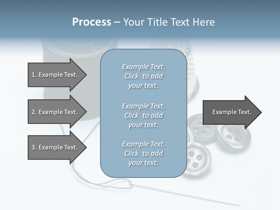 Spool Tool Cotton PowerPoint Template