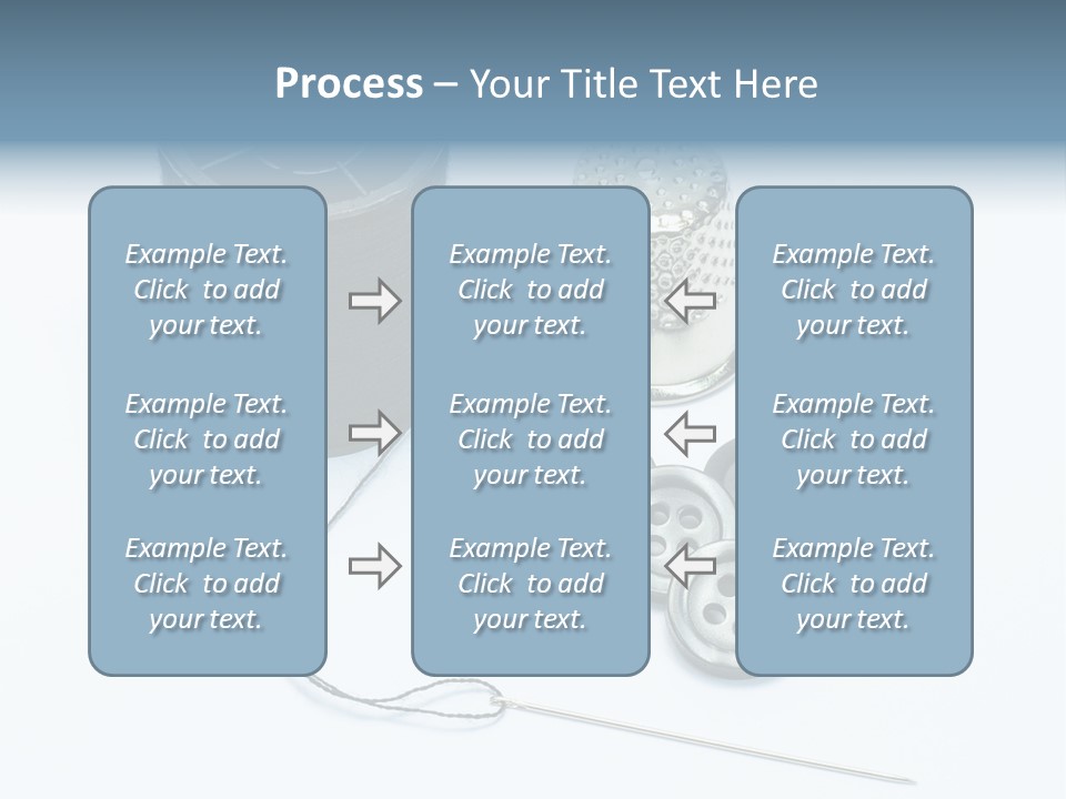 Spool Tool Cotton PowerPoint Template