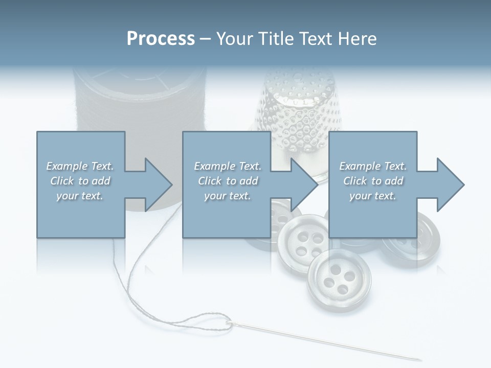 Spool Tool Cotton PowerPoint Template