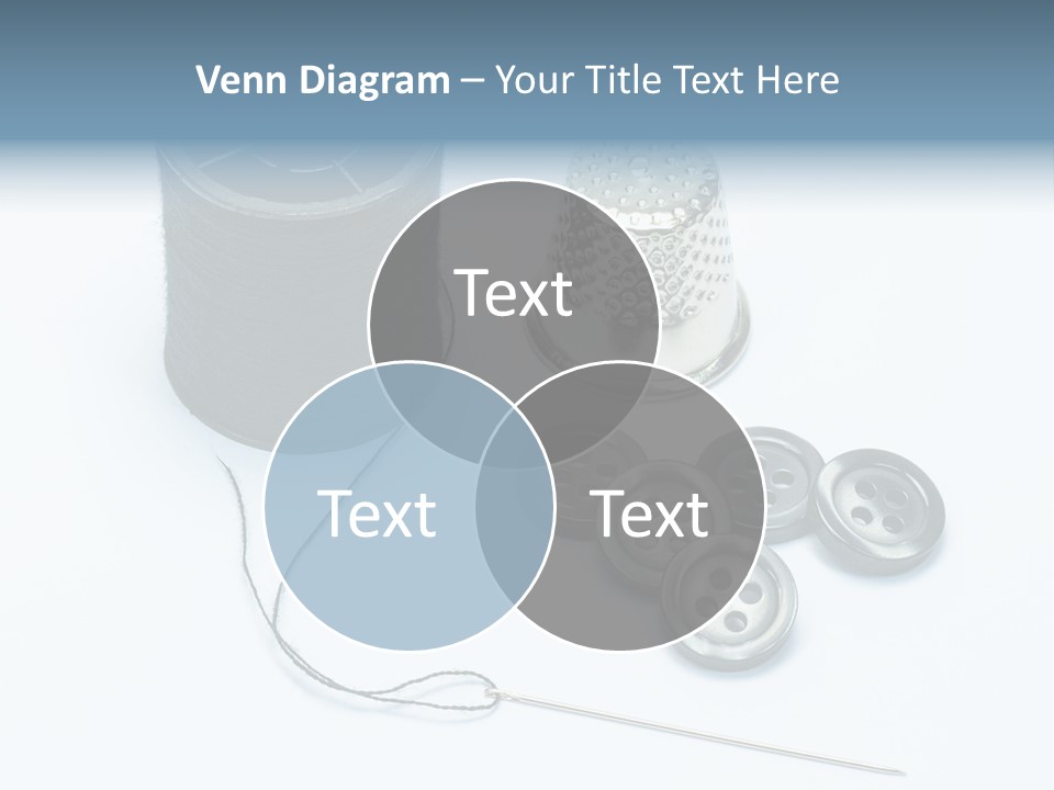 Spool Tool Cotton PowerPoint Template