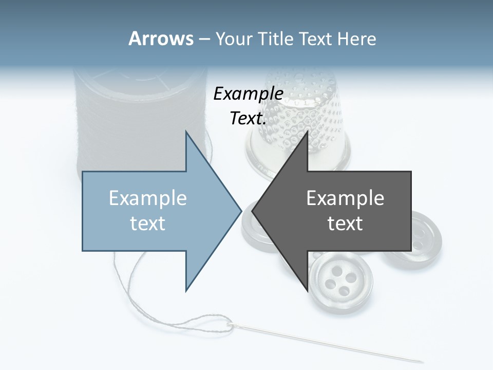 Spool Tool Cotton PowerPoint Template