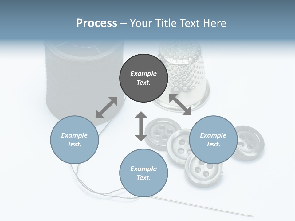 Spool Tool Cotton PowerPoint Template