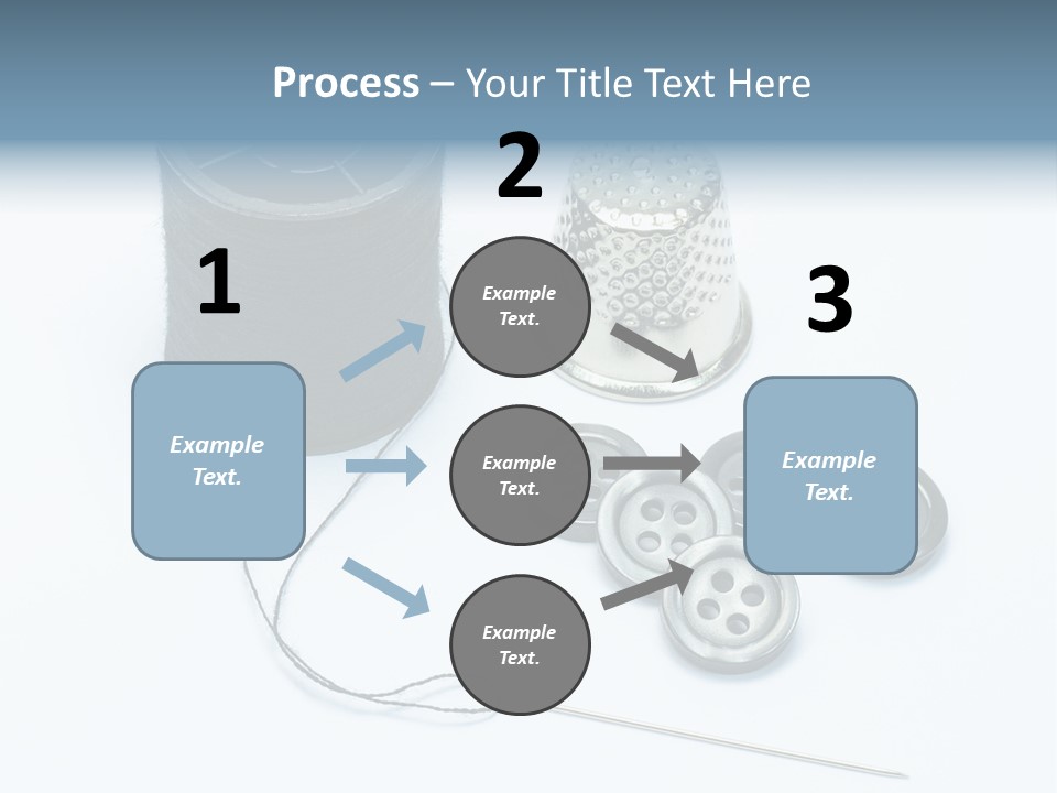 Spool Tool Cotton PowerPoint Template