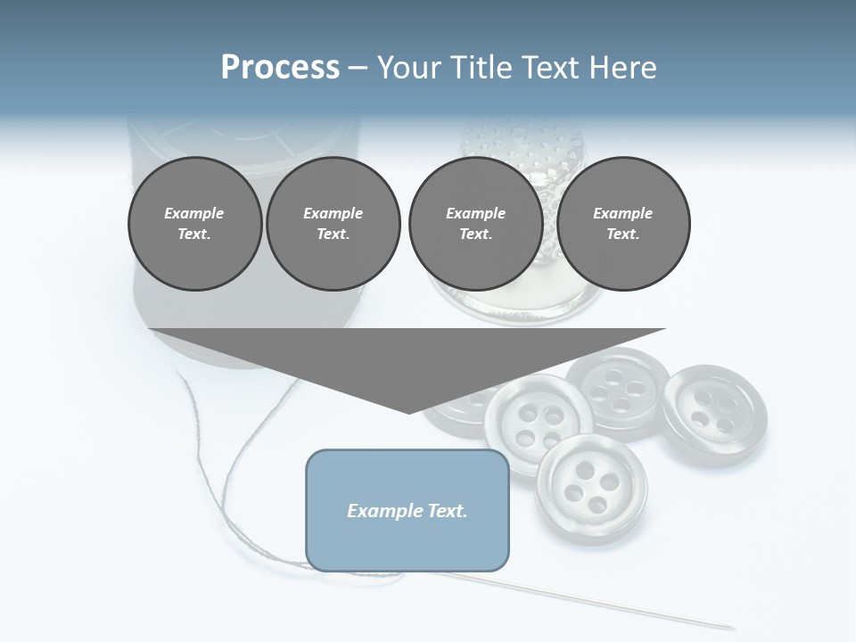 Spool Tool Cotton PowerPoint Template