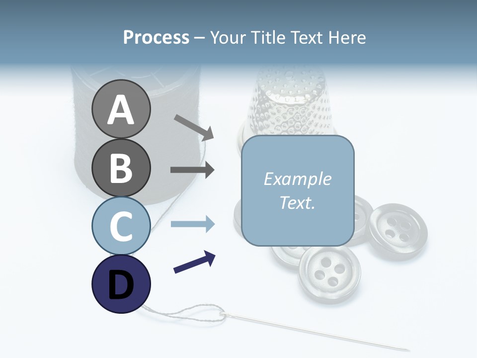 Spool Tool Cotton PowerPoint Template