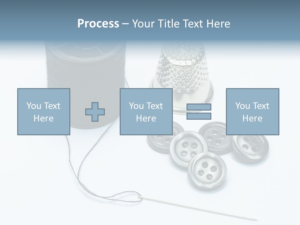 Spool Tool Cotton PowerPoint Template