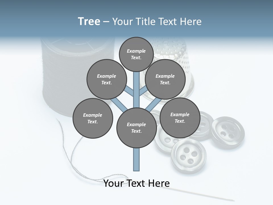 Spool Tool Cotton PowerPoint Template