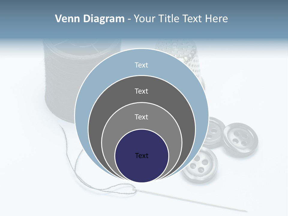 Spool Tool Cotton PowerPoint Template