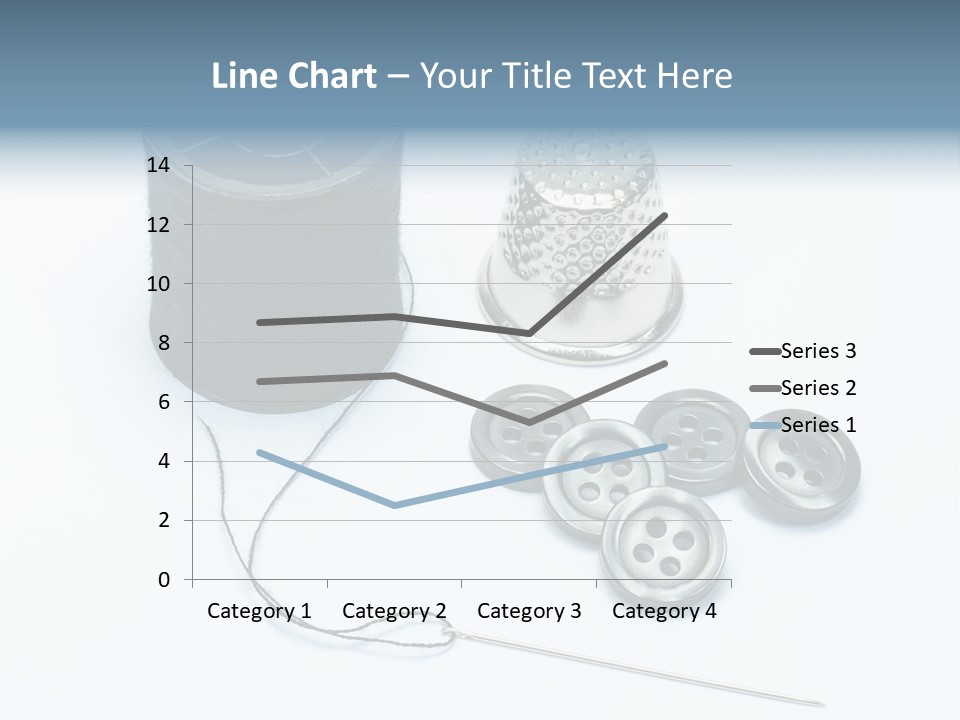 Spool Tool Cotton PowerPoint Template