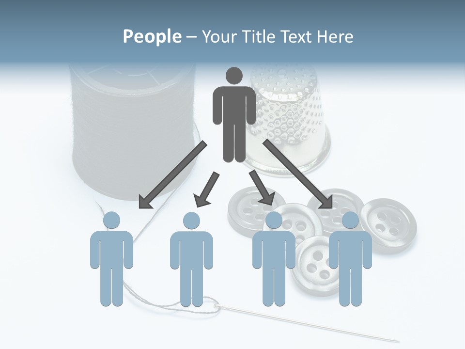 Spool Tool Cotton PowerPoint Template