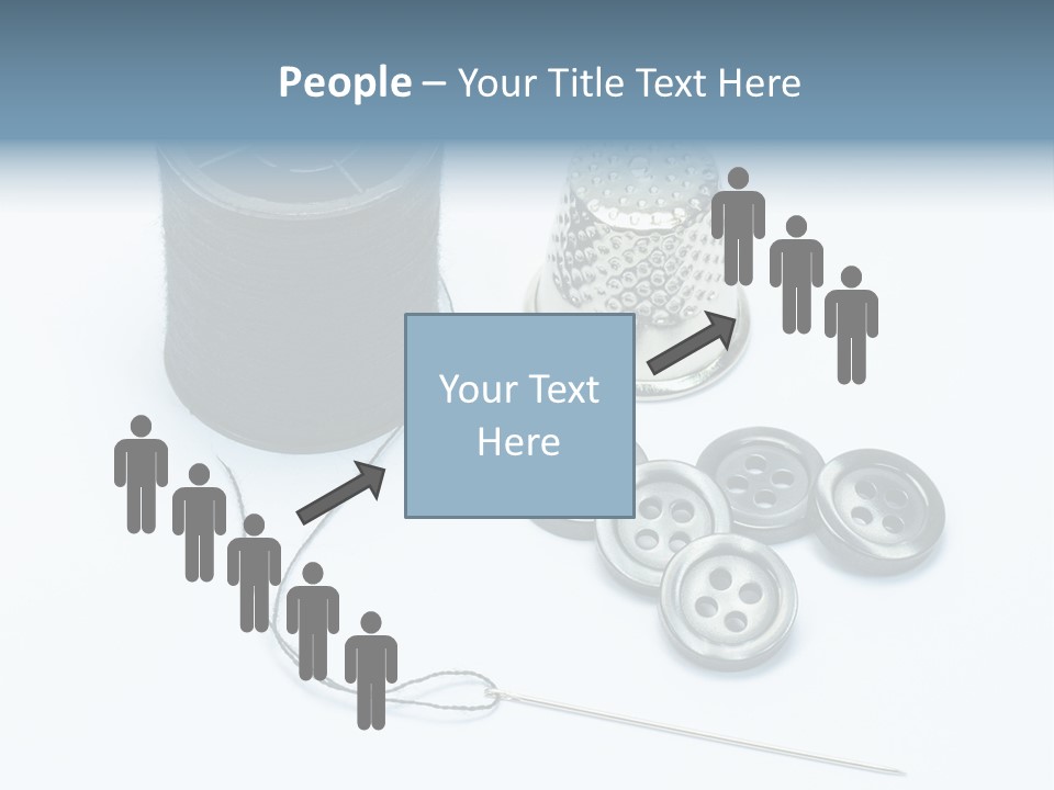 Spool Tool Cotton PowerPoint Template