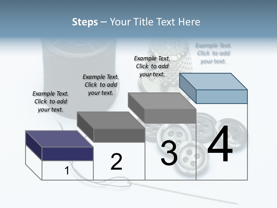 Spool Tool Cotton PowerPoint Template