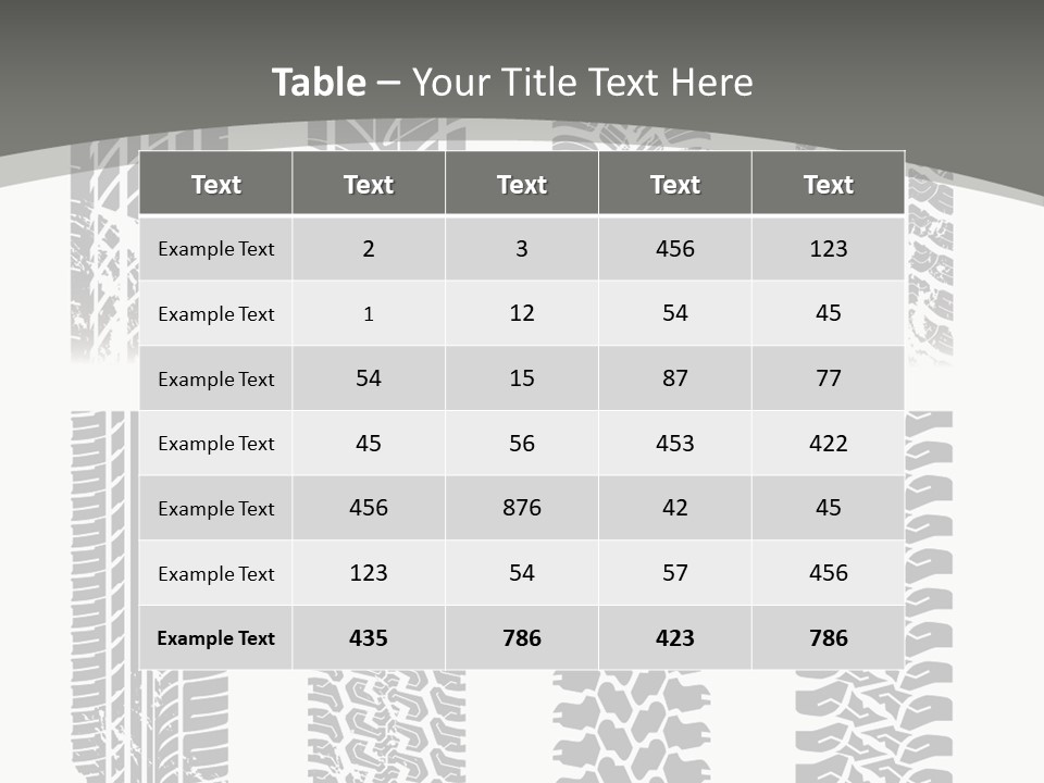 Grip Winter Part PowerPoint Template
