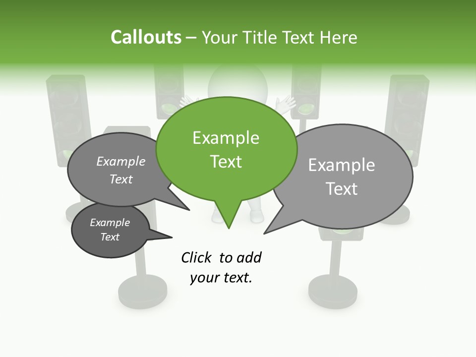 Highway Safety Forbidden PowerPoint Template