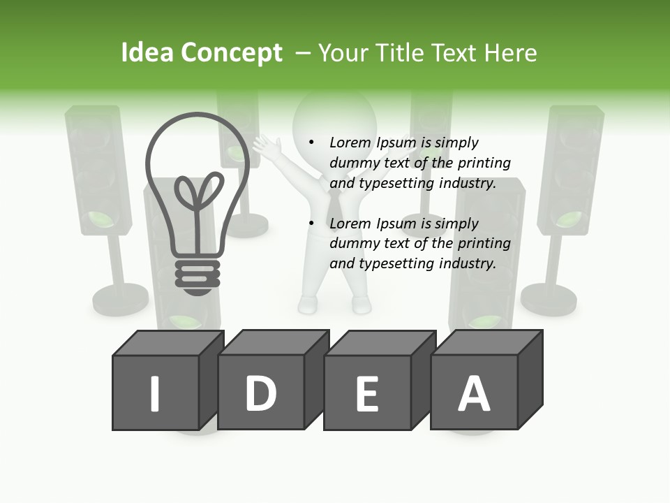 Highway Safety Forbidden PowerPoint Template