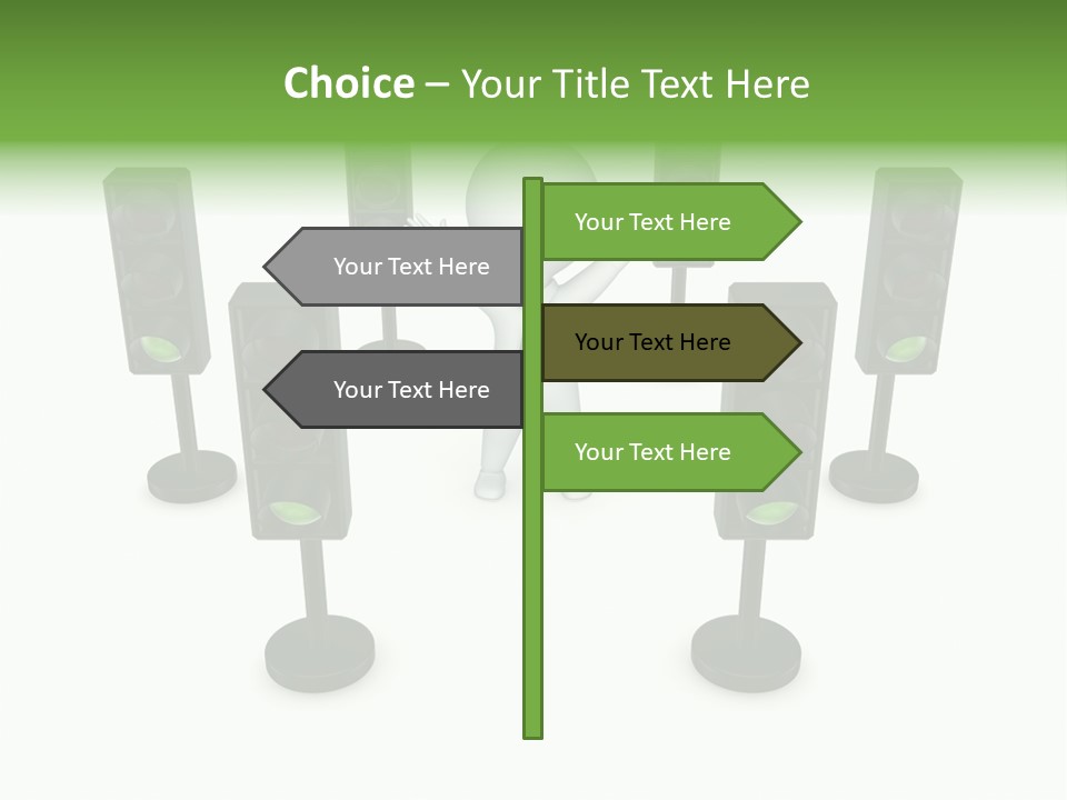 Highway Safety Forbidden PowerPoint Template