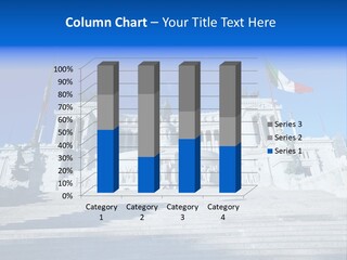 Statue Forum White PowerPoint Template