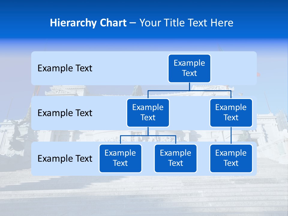 Statue Forum White PowerPoint Template