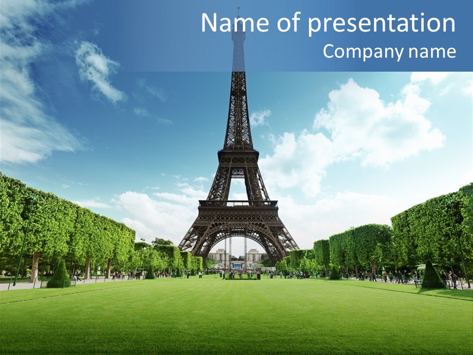 Building Vacation Tree PowerPoint Template