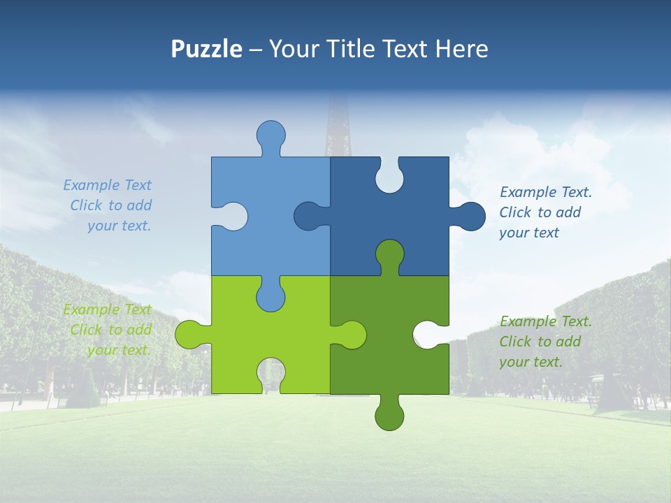 Building Vacation Tree PowerPoint Template