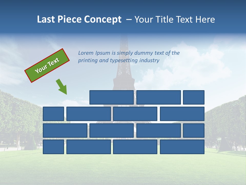 Building Vacation Tree PowerPoint Template