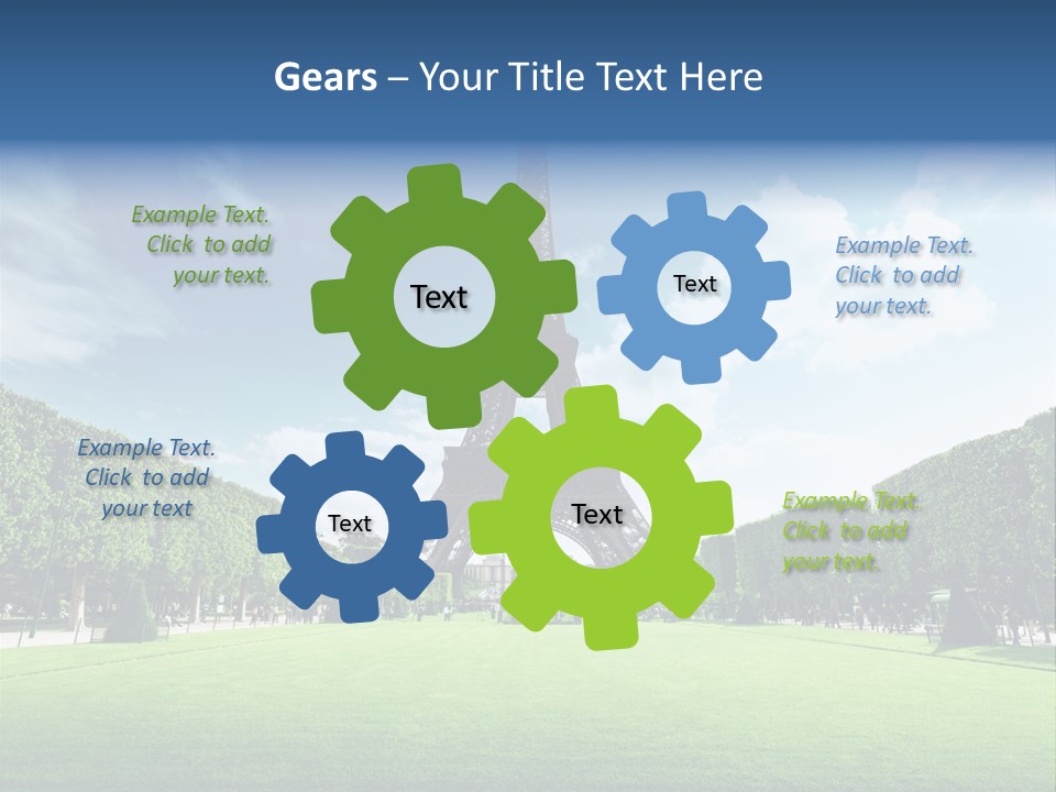 Building Vacation Tree PowerPoint Template