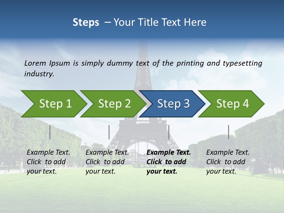 Building Vacation Tree PowerPoint Template