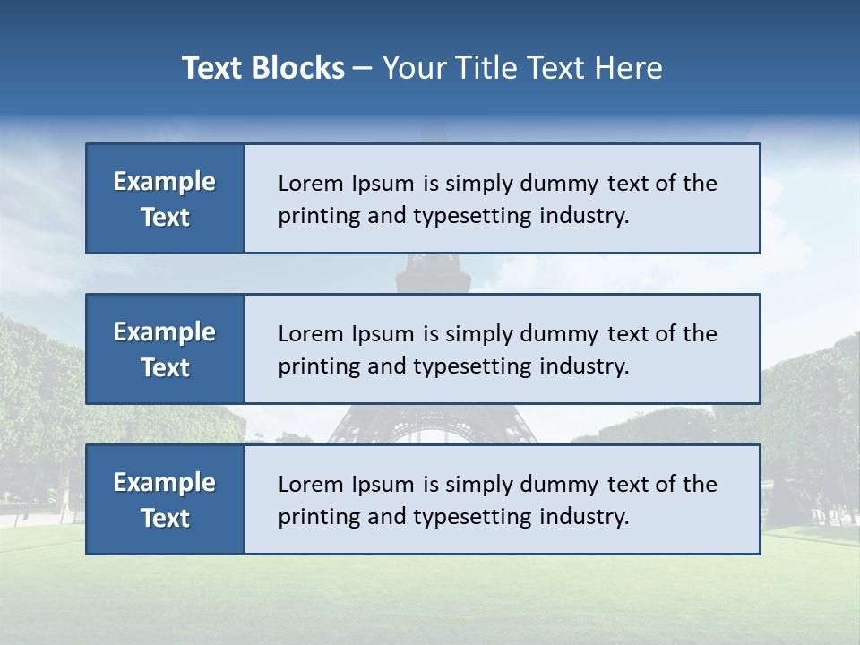Building Vacation Tree PowerPoint Template