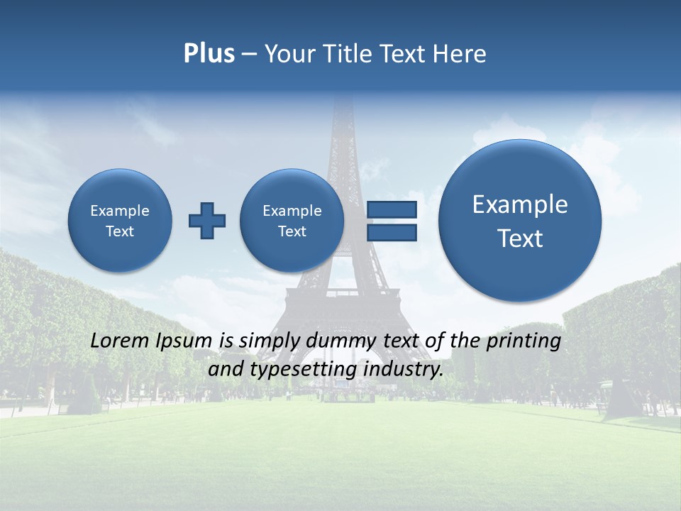 Building Vacation Tree PowerPoint Template