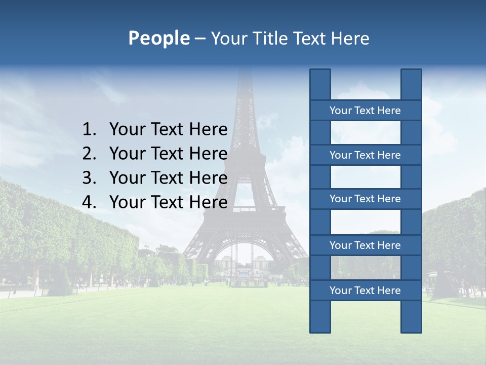 Building Vacation Tree PowerPoint Template