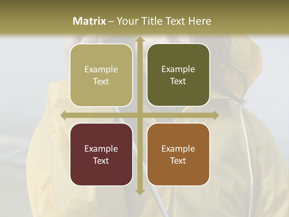 Brown Hair Beauty In Nature Waterproof PowerPoint Template