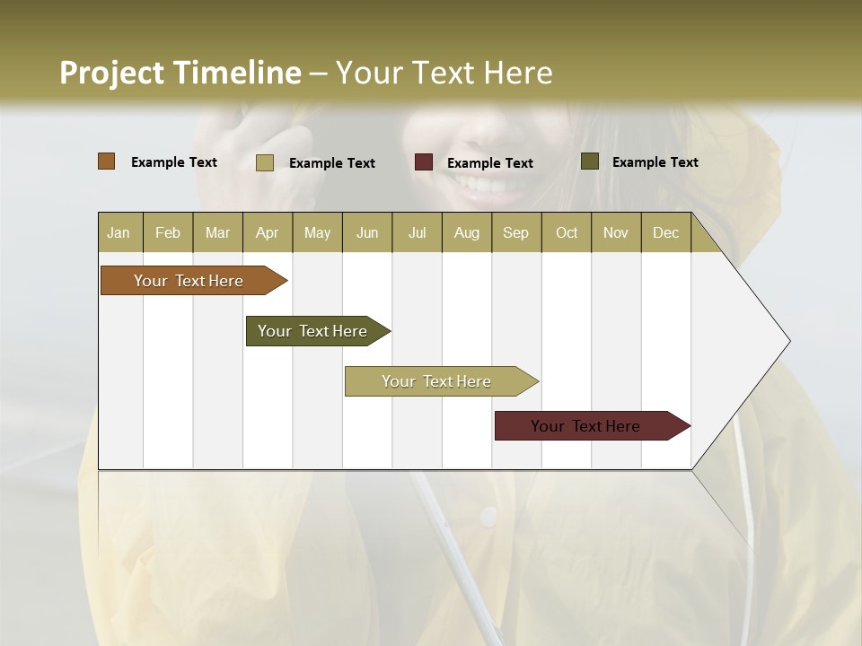 Brown Hair Beauty In Nature Waterproof PowerPoint Template