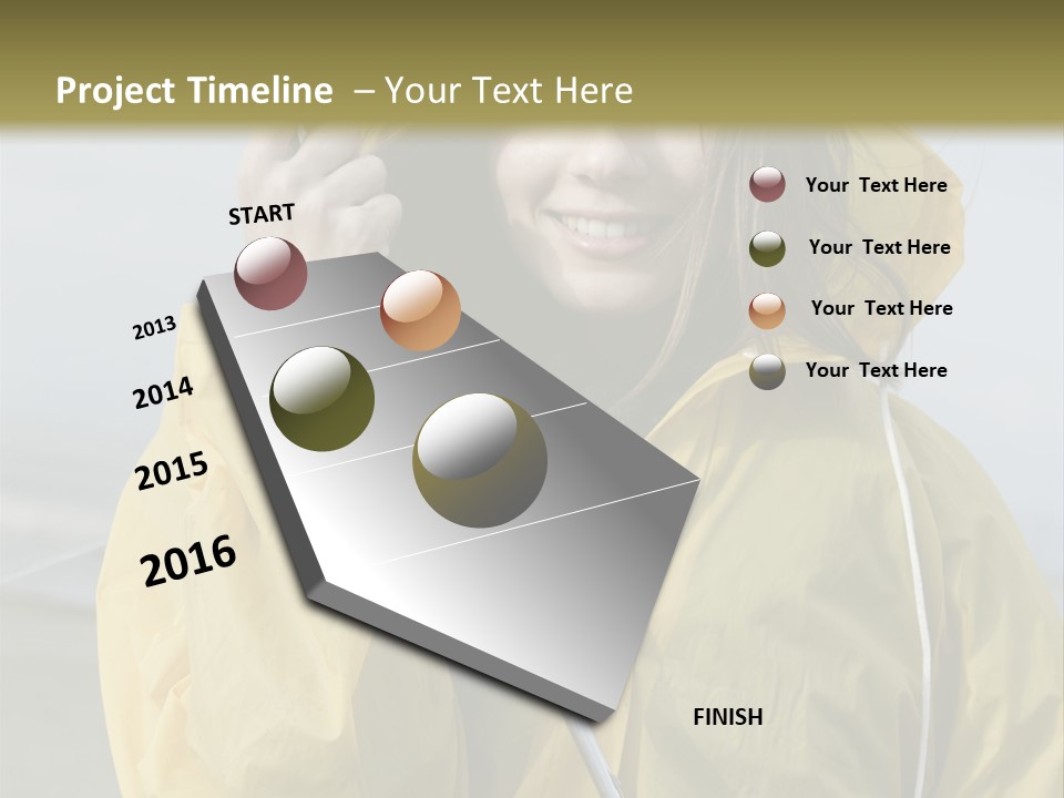 Brown Hair Beauty In Nature Waterproof PowerPoint Template