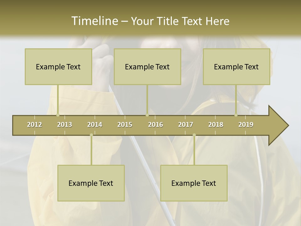 Brown Hair Beauty In Nature Waterproof PowerPoint Template