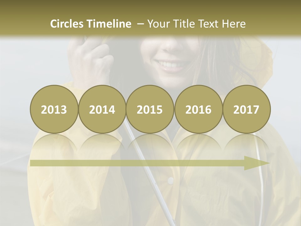 Brown Hair Beauty In Nature Waterproof PowerPoint Template