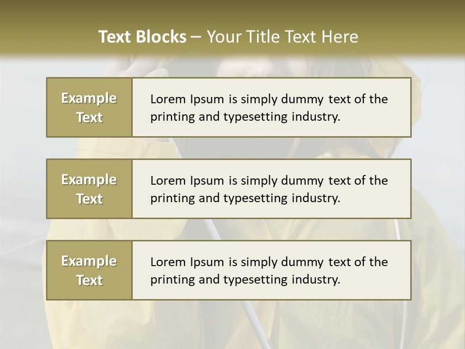 Brown Hair Beauty In Nature Waterproof PowerPoint Template