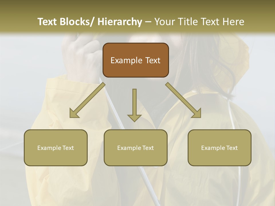 Brown Hair Beauty In Nature Waterproof PowerPoint Template