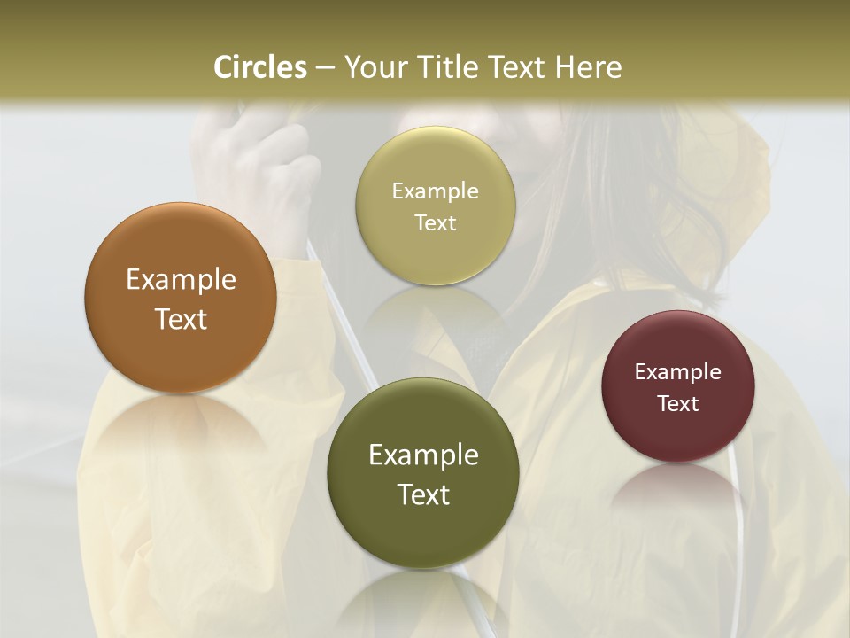 Brown Hair Beauty In Nature Waterproof PowerPoint Template