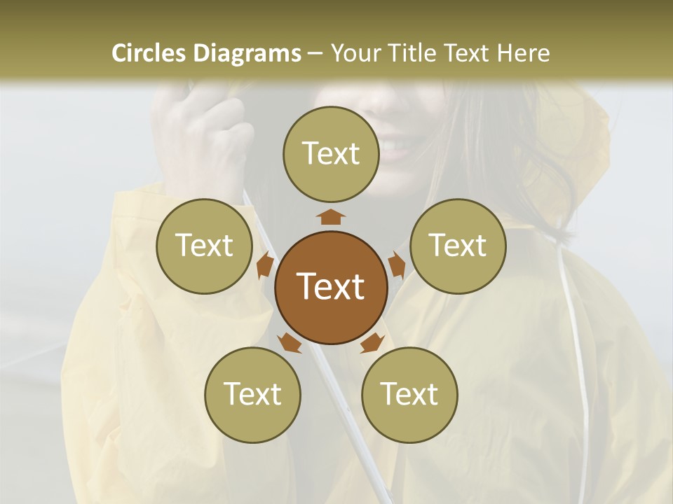 Brown Hair Beauty In Nature Waterproof PowerPoint Template